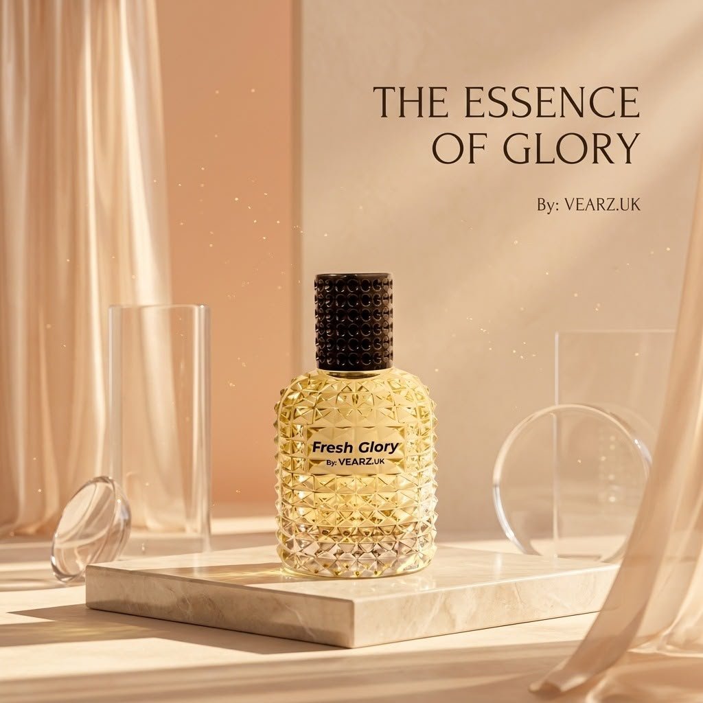 Fresh Glory citrus fresh perfume bottle by Vearz.uk